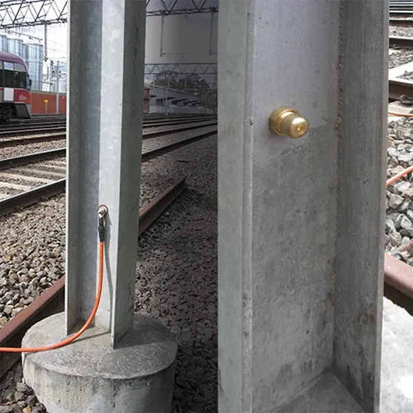 Railway infrastructure protected by DEHN